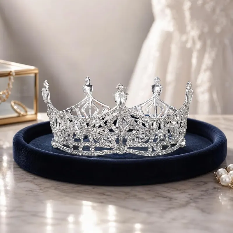 Lurrose Retro Round Large Rhinestone Decor Wedding – Perfectly explain what is elegant