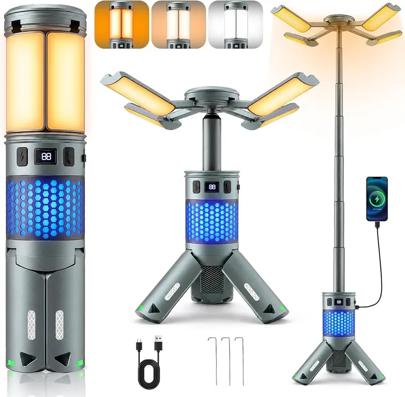 LUXMO PREMIUM Camping Lights in Gray