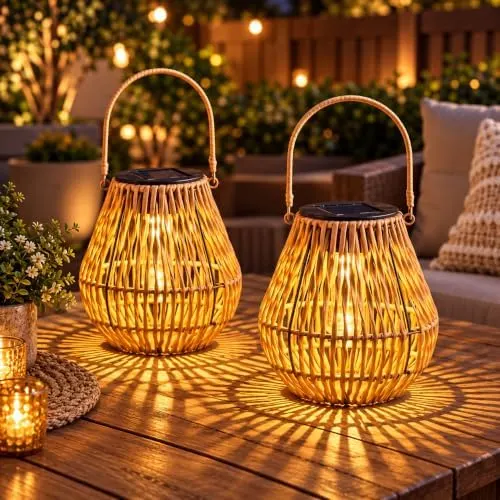 Lyeasw Solar Lanterns Outdoor Waterproof – Cozy Glow That Changes the Mood