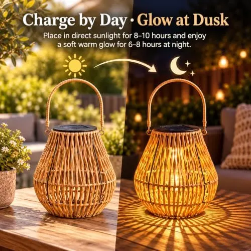 Lyeasw Solar Lanterns Outdoor Waterproof – A Warm Gift for a New Home