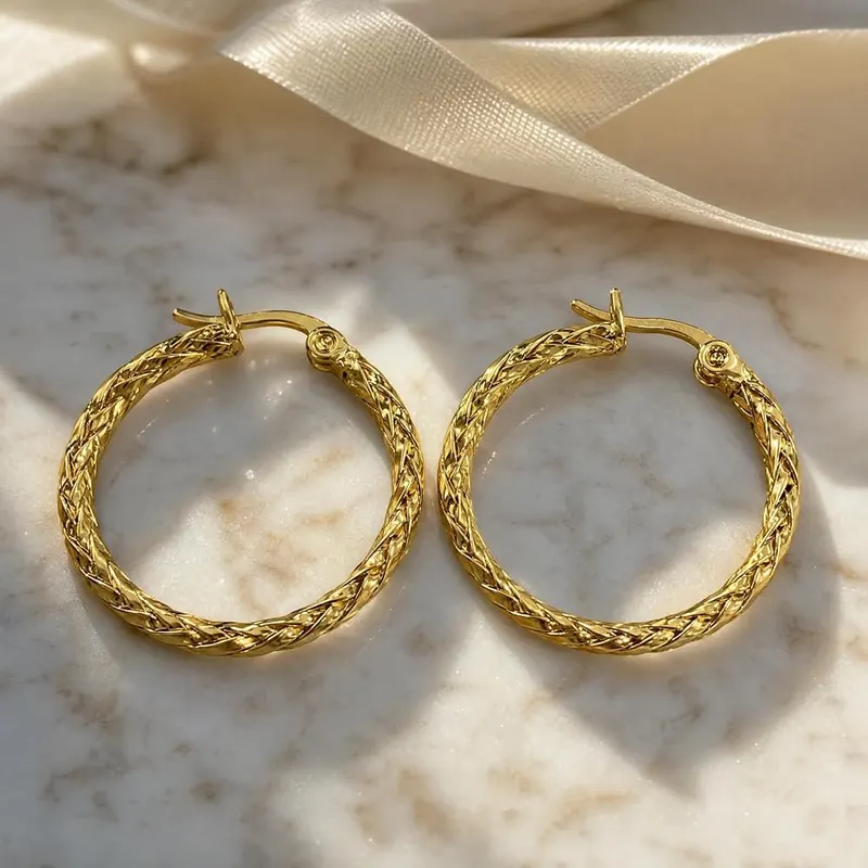 LYYHMAY 14K Gold Earrings – Durable Gold plated Construction