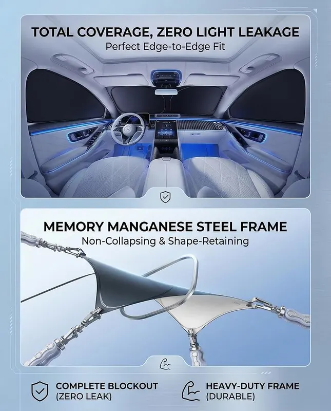 LZYYQX Windshield Sun Shade – Car window shades front windshield preserve your car