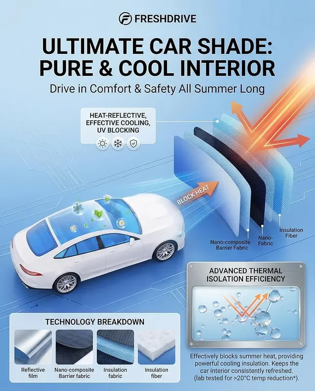 LZYYQX Windshield Sun Shade – The front window sunshade has been upgraded