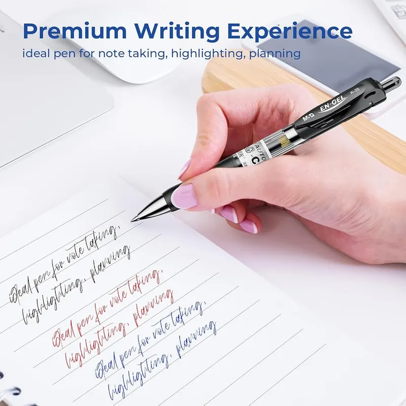 M&G 30 Pcs Retractable Gel Pens – 30 retractable gel pens