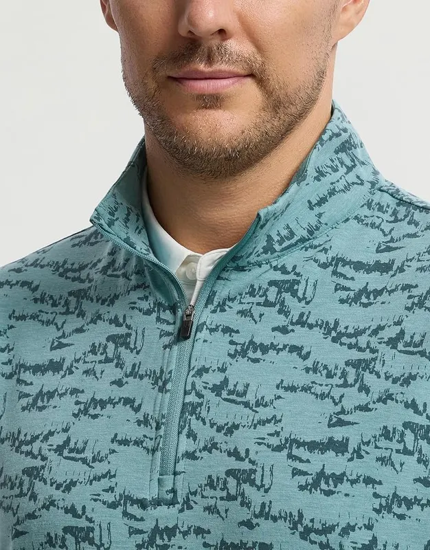 M MAELREG Mens Golf Quarter Zip Pullover Print – Printed golf design