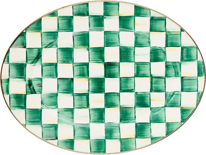 MACKENZIE-CHILDS Enamel Oval Platter