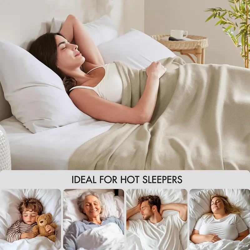 Madison Park Twin Size Summer Blanket – Enhances Sleep Quality with Breathable Softness — Its