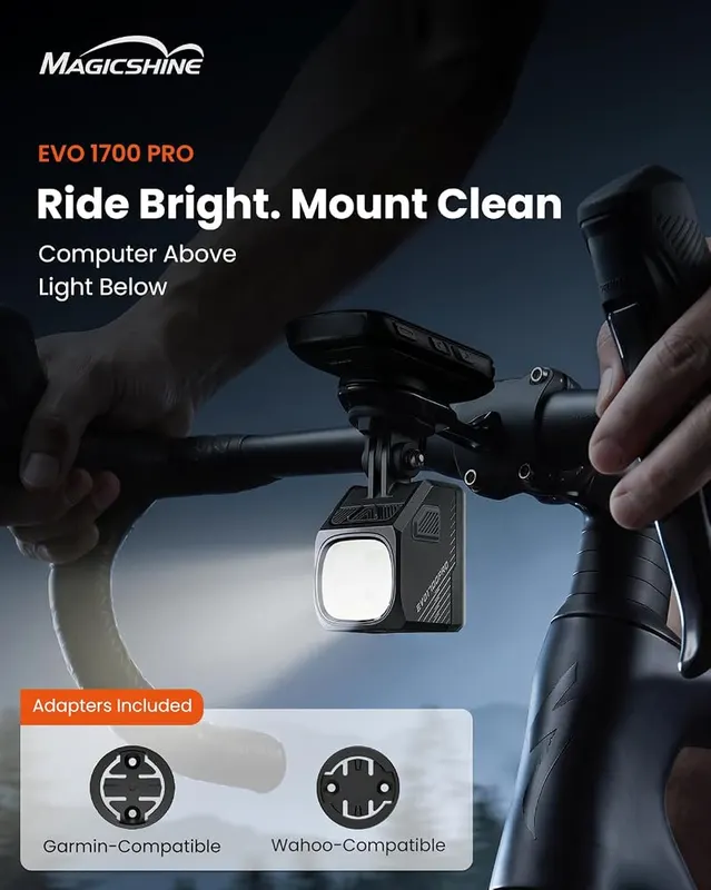 Magicshine EVO 1700 PRO 1700-Lumen Front Bike – 1700-lumen listed output