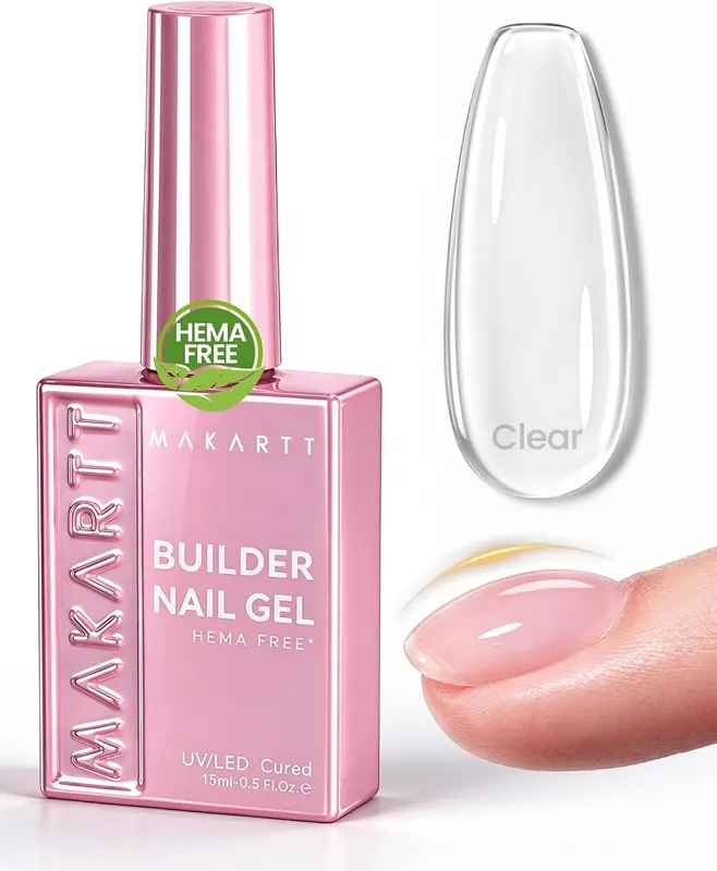 Makartt HEMA-Free Gel Builder in Clear 001 | HEMA-Free