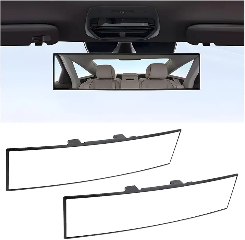 Mandark 2PCS 12 Inch Panoramic Convex Clip-On in White