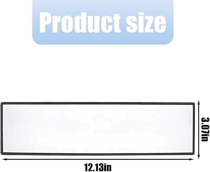 Mandark 2PCS 12 Inch Panoramic Convex Clip-On – product photo 2 of 6