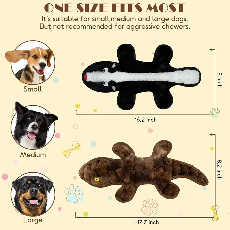 MAOOOOB No Stuffing Dog Squeak Toys – product photo 4 of 7