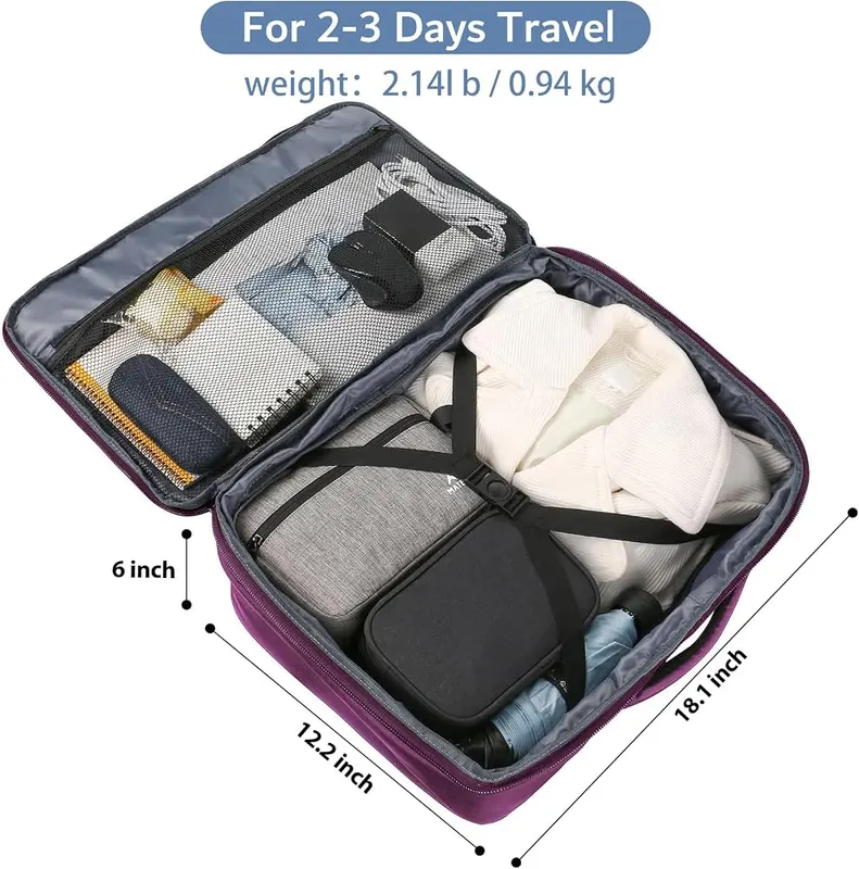MATEIN Purple Carry on Backpack – Easy to Carry