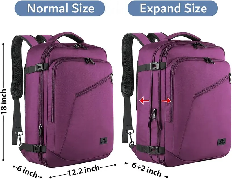 MATEIN Purple Carry on Backpack – Built for Travel