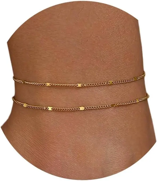 Mauzew Gold Ankle Bracelets