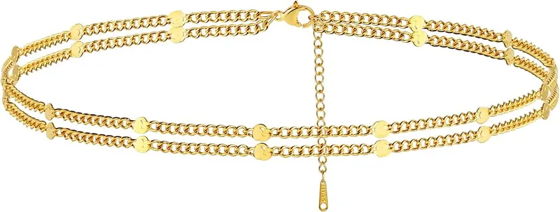Mauzew Gold Ankle Bracelets – Occasion