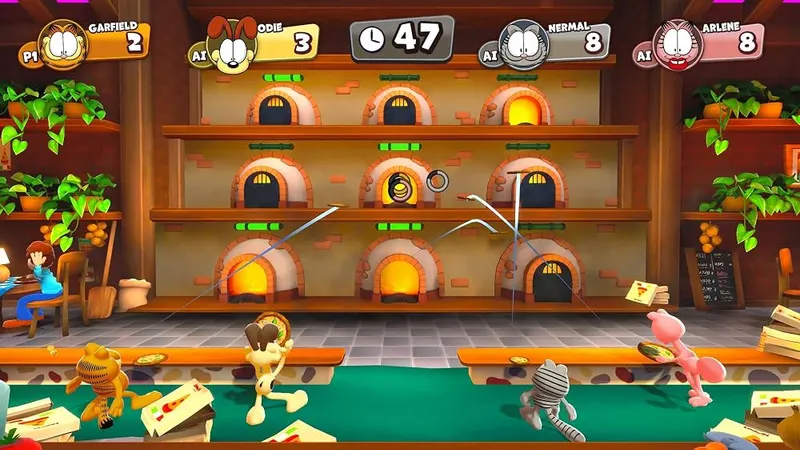 Maximum Entertainment Garfield Lasagna Party – Tournament Mode
