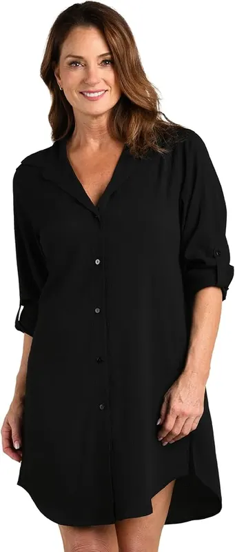 Maxine of Hollywood Women’s Button Down Tunic Cover
