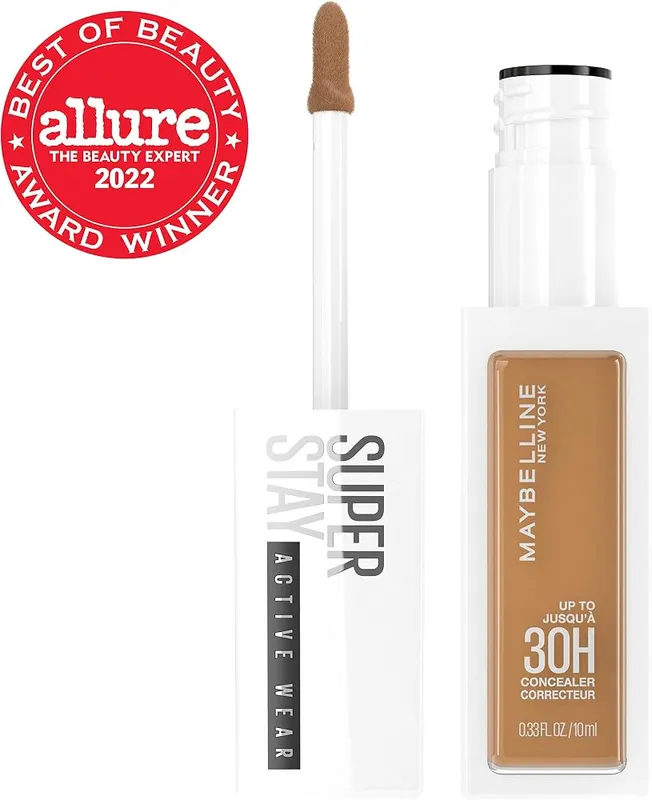 Maybelline Super Stay Liquid Concealer Makeup – Maybelline's Super Stay Active Wear Concealer delivers up