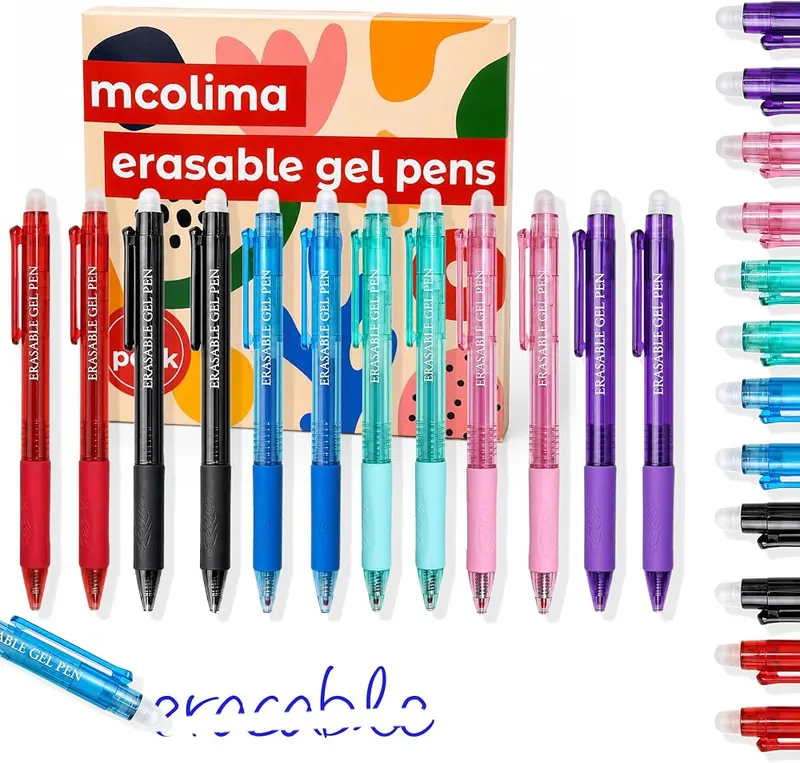MCOLIMA Erasable Gel Pens