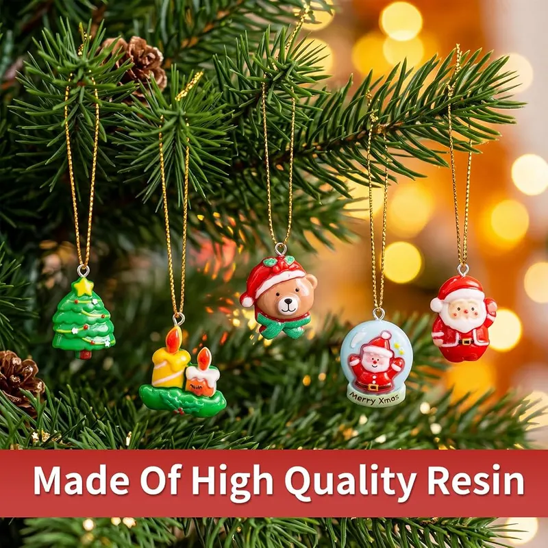 MEBRUDY 24 PCS Mini Christmas Ornaments – Craft & Share