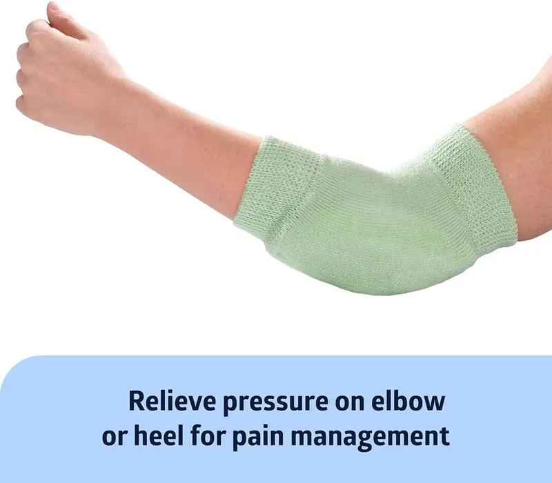Medline Knit Heel & Elbow Protection – Cushioned foam layer helps protect pressure points