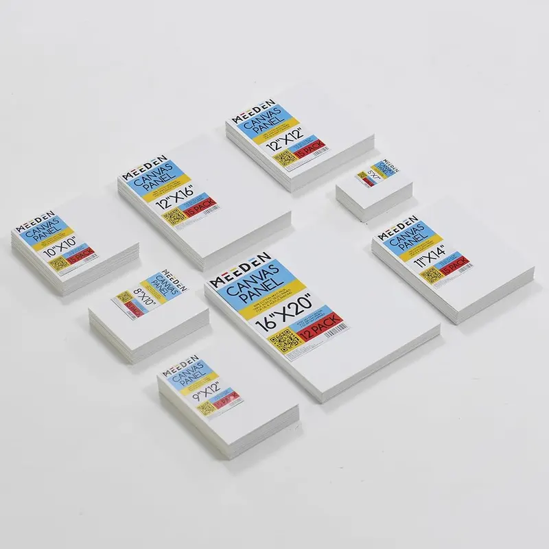 MEEDEN Canvas Boards – Suitable for pouring and airbrushing