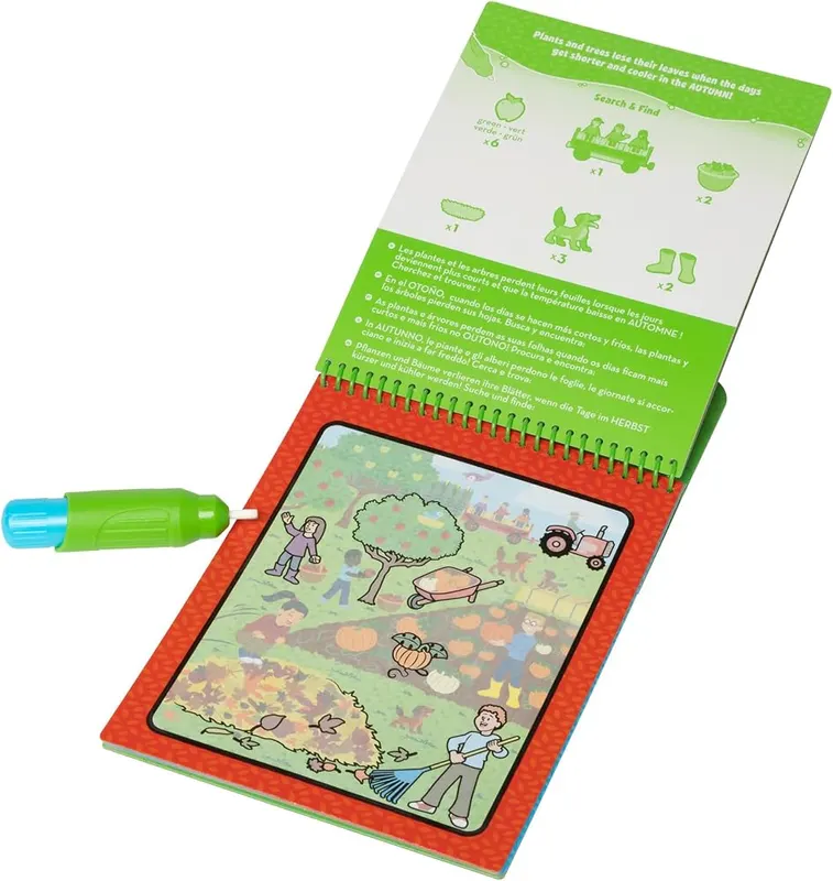 Melissa & Doug Let’s Explore Water Wow! Seasons – Pages reveal color when wet