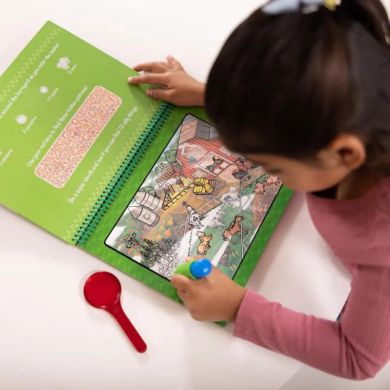 Melissa & Doug On the Go Water Wow! – Animal Antics-Themed Activity Book