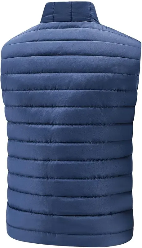 Men Puffer Jacket Sleeveless Vest Jackets Lightweight – product photo 6 of 9