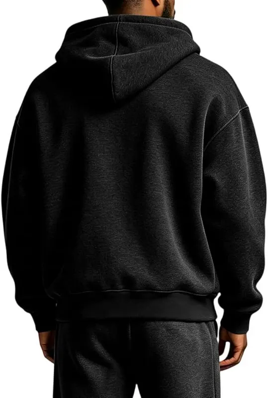 Bakgeerle Men’s Hoodies A#004-black – product photo 3 of 6