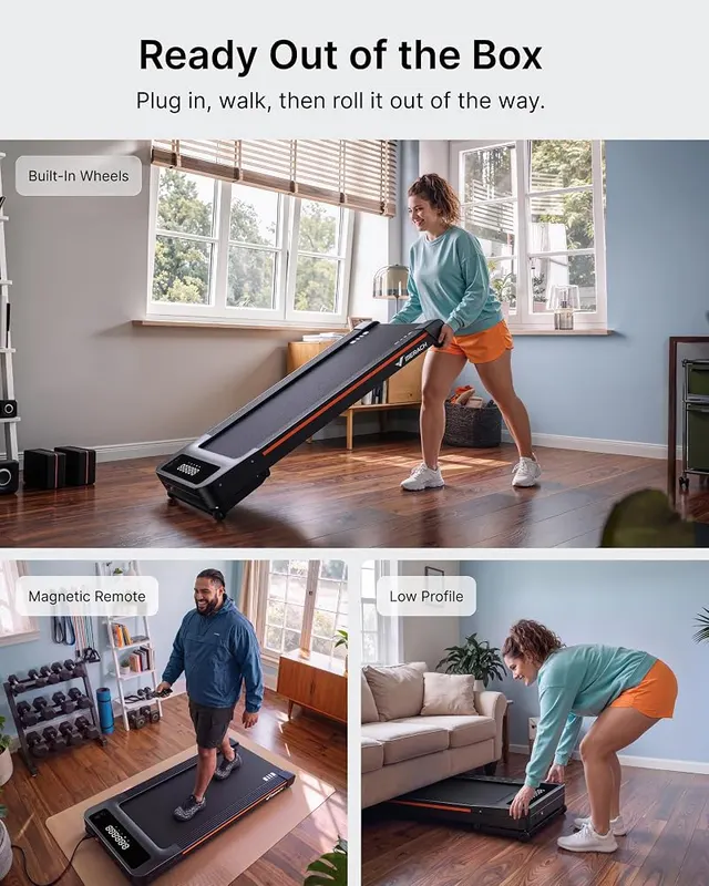 MERACH NovaWalk W50 Walking Pad Treadmill – Wide walking belt