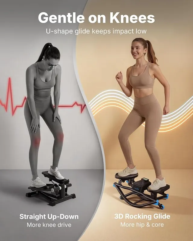 Merach Rocking Steppers – Resistance bands for full-body workouts