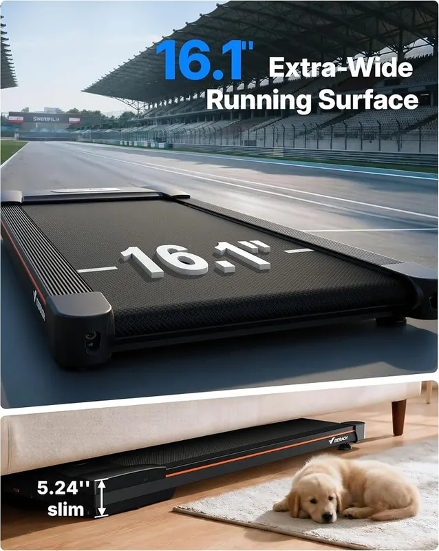 MERACH Walking Pad Treadmill – Bluetooth Speaker + Merach App Integration