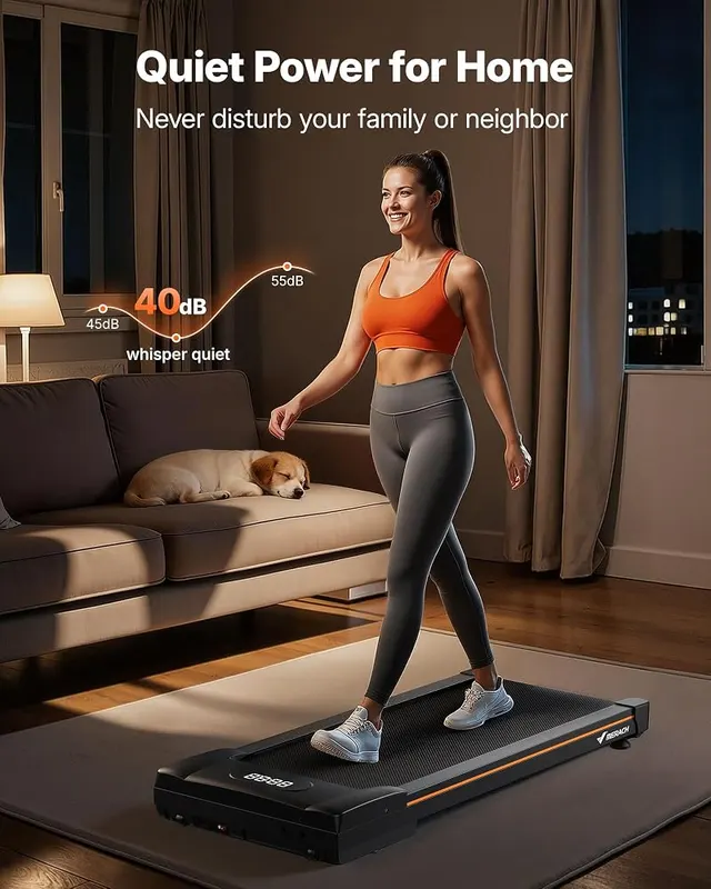 MERACH Walking Pad Treadmill – Compact for Work & Home