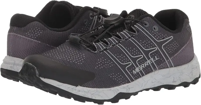 Merrell Unisex Kid’s Moab Flight Low Alternative Black in Black