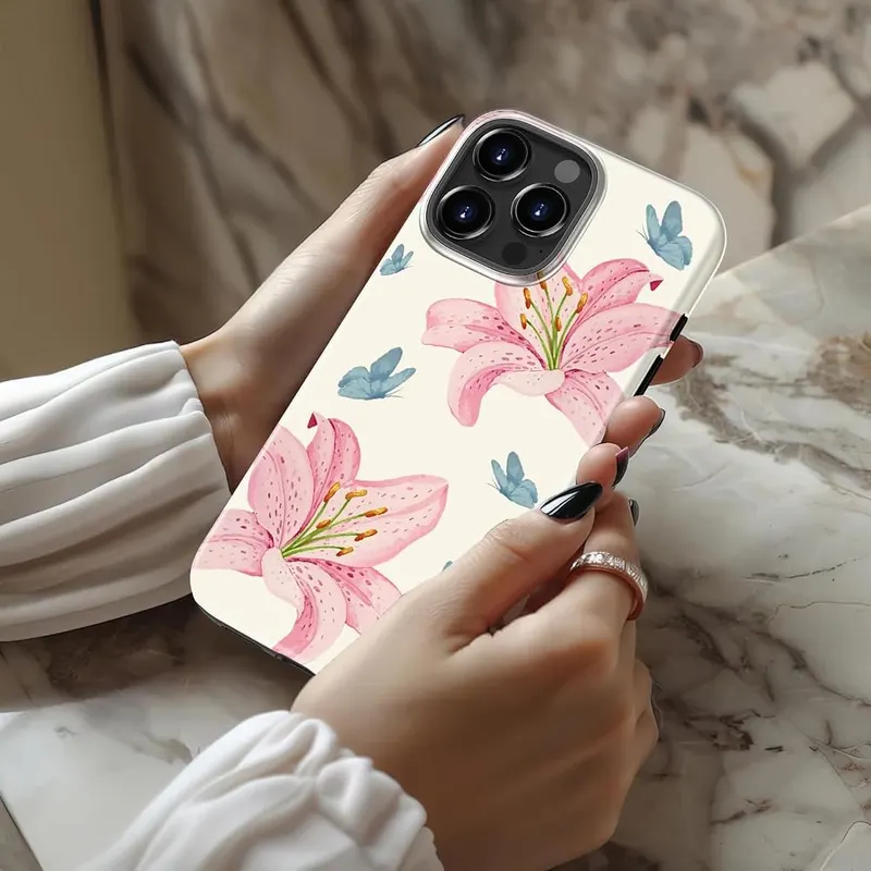 MERRO for iPhone 15 Pro Max Case Y2K – Effortless Wireless Charging