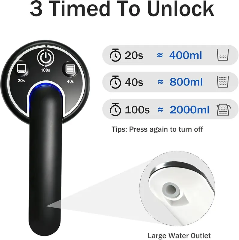 Mersper Portable Electric Water Dispenser – Three timed dispense modes