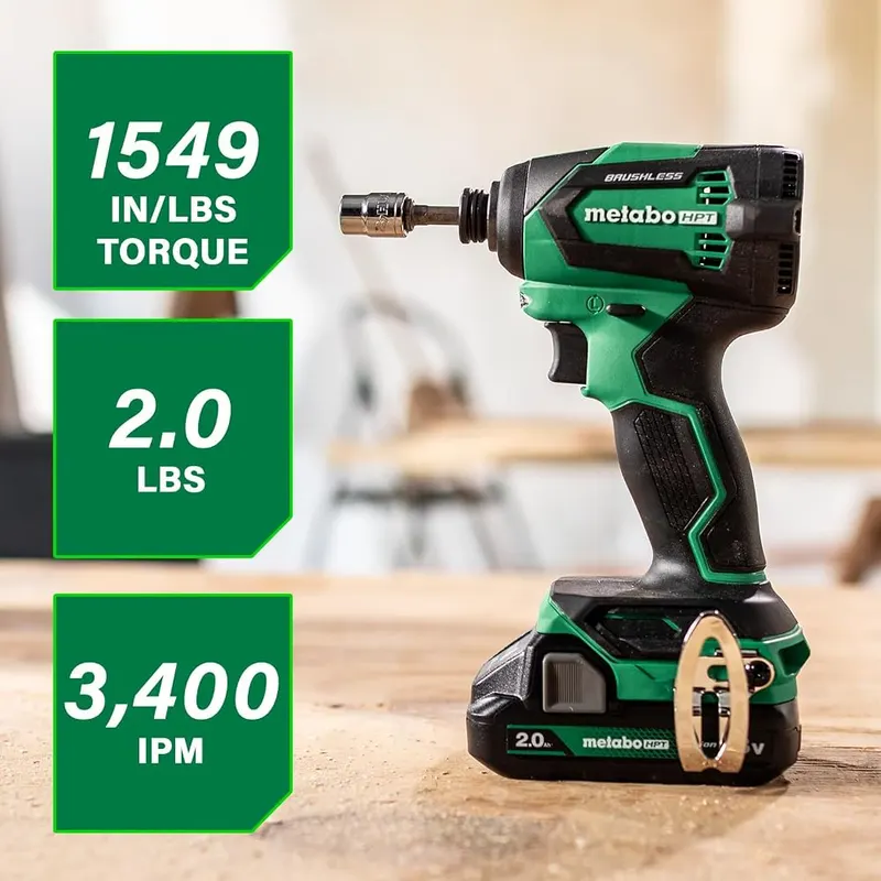 Metabo HPT 18V Cordless Brushless – Powerful Brushless Motor