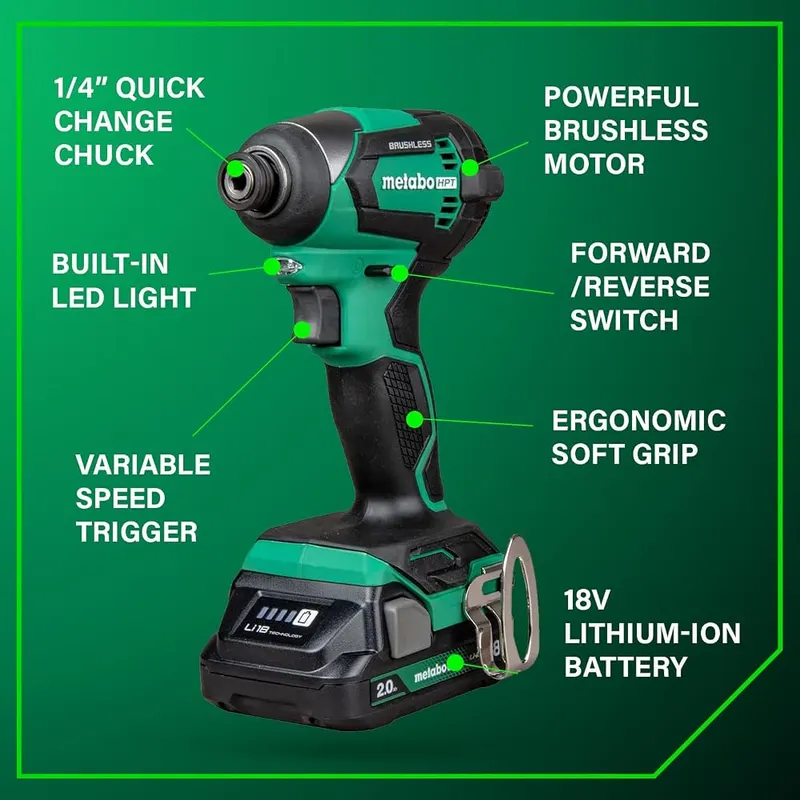 Metabo HPT 18V Cordless Brushless – Compact and Lightweight