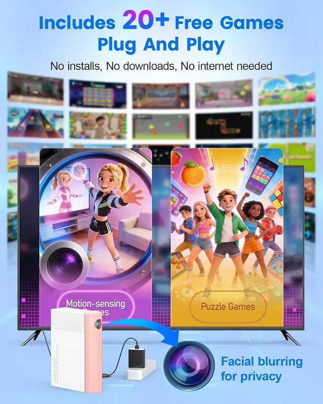 MetFut AR Motion Gaming Console – Plug and play system for easy setup