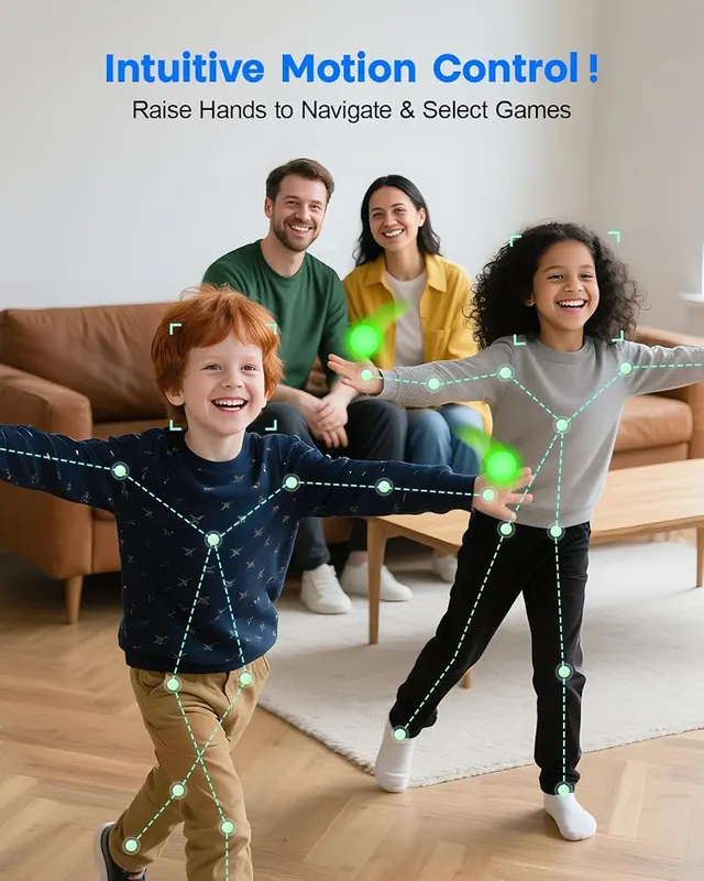 MetFut AR Motion Gaming Console – Adjustable camera for real-time body tracking