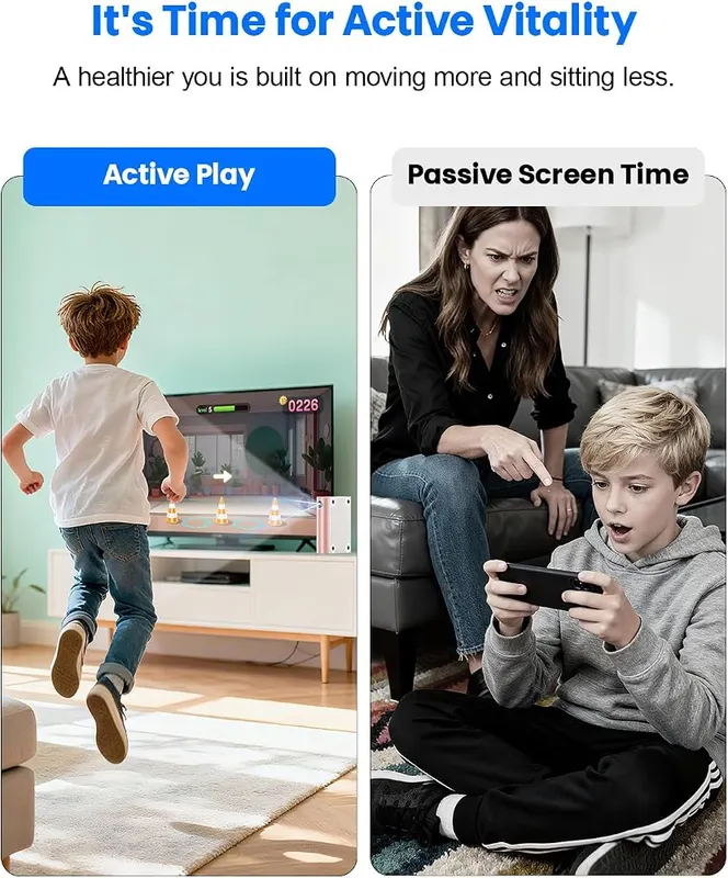 MetFut AR Motion Gaming Console – Includes eleven built-in motion sensing games