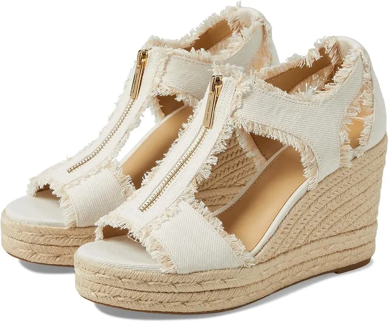 Michael Kors Berkley Mid Wedge Optic White