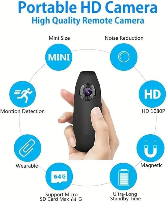 Aufmer Mini Body Camera – product photo 3 of 4