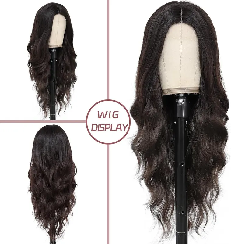 MINLEE Dark Brown Wig – product photo 2 of 6