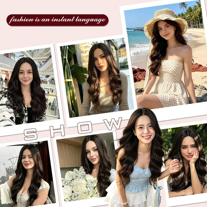 MINLEE Dark Brown Wig – product photo 3 of 6