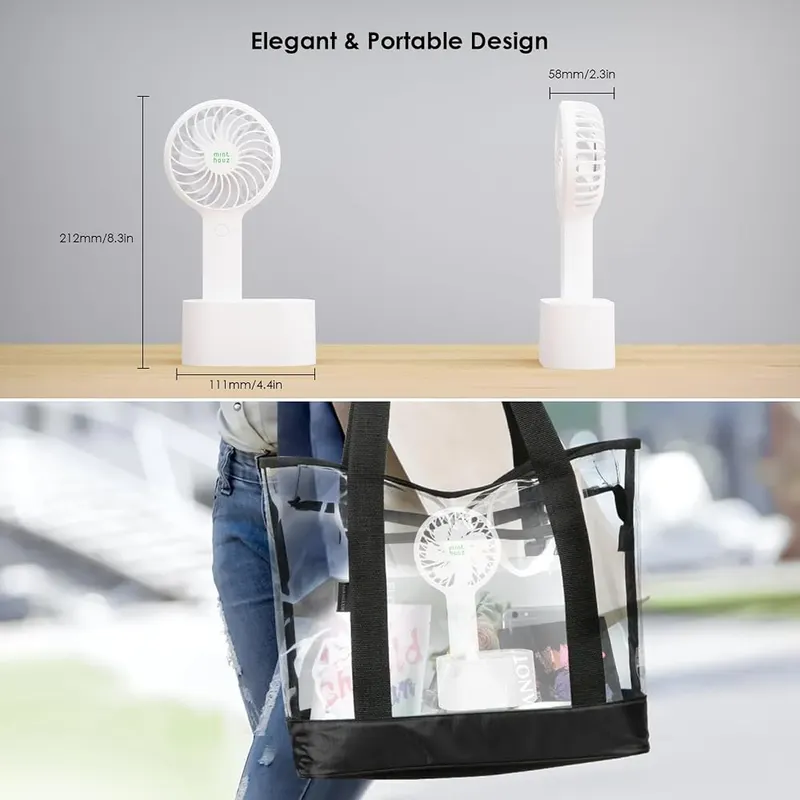 Minthouz Portable Mini Desk Fan – Compact personal size