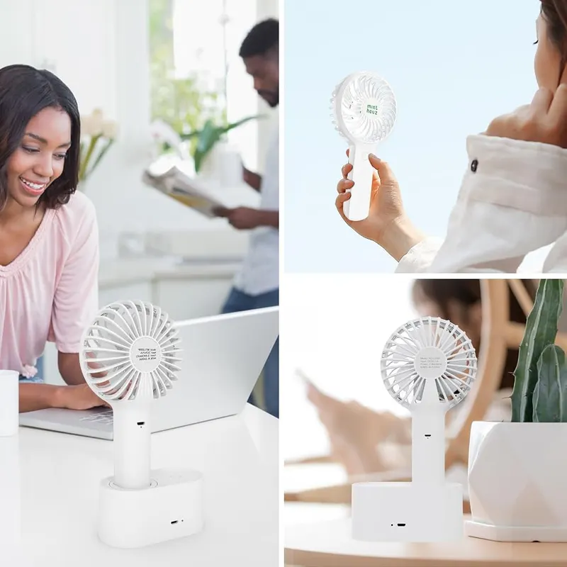 Minthouz Portable Mini Desk Fan – Versatile placement options