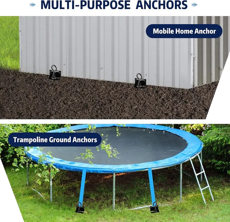 MIXXIDEA 24 in Mobile Home Anchors – Versatile outdoor structure anchoring